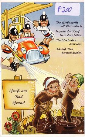 Humorvolle Gru�karte aus Bad Grund